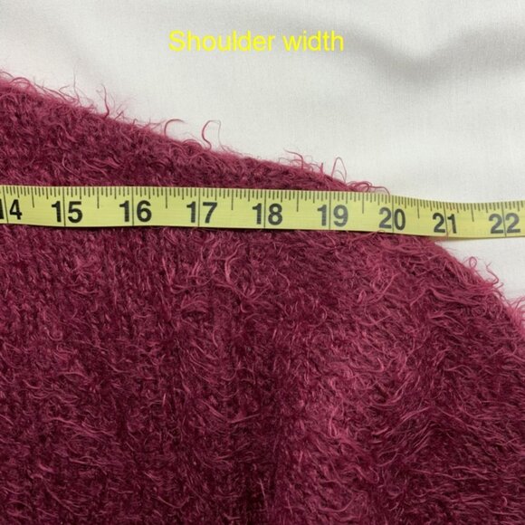 Unique! Handmade Fuzzy Cardigan Size Small - Picture 2 of 10